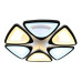 Потолочная светодиодная люстра Ambrella Light Acrylica Original FA4494