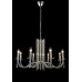 Подвесная люстра Crystal Lux AURELIO SP8 GOLD+CHROME/TRANSPARENT