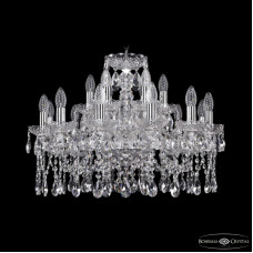 Подвесная люстра Bohemia Ivele Crystal 1413/12+6/220 Ni