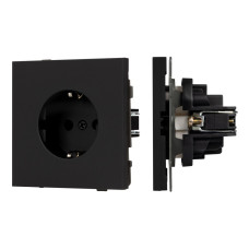 Механизм электрической розетки Arlight SCT-NOBE-MEU1-SFPL-BK (230V, 16A) 054277