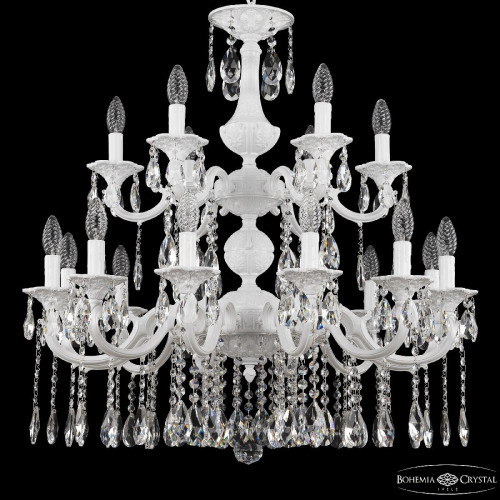 Подвесная люстра Bohemia Ivele Crystal AL78101/12+6/250/2D A WG
