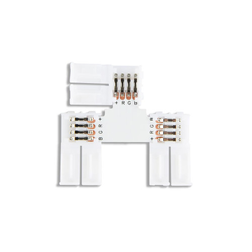 Соединитель T для светодиодной ленты 5050 12/24V (4 конт.) GS7001 (5шт) Ambrella Light Illumination GS7001
