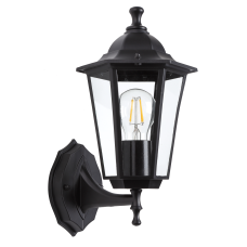 Уличный настенный светильник ЭРА Веледа GBW-104-BL-0360 230В Е27 IP54 чёрный вверх Б0071476