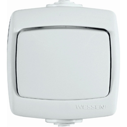 Выключатель 1-клавишный Schneider Electric Рондо VA66-102B-BI