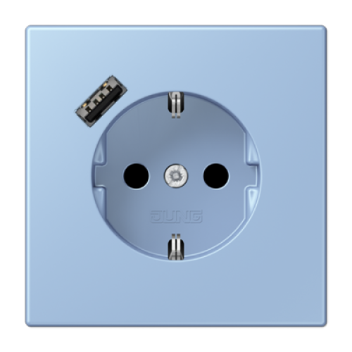 Розетка 2K+З USB Typ A Jung LC1520-18A207