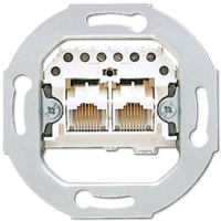 Розетка телефонная Jung UAE2X8UPO