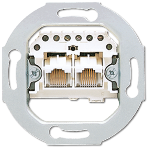 Розетка телефонная Jung UAE2X8UPO