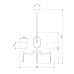 Подвесная люстра Eurosvet Madera 10127/5 хром/прозрачный хрусталь Strotskis Smart (10093/5)