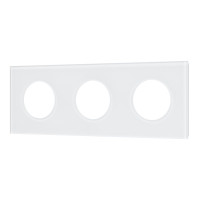 Рамка стеклянная на 3 поста Arlight FRM-GLARE-GC-3-WH 043838