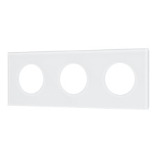 Рамка стеклянная на 3 поста Arlight FRM-GLARE-GC-3-WH 043838