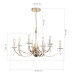 Подвесная люстра ST Luce Элеганс SL1405.203.10
