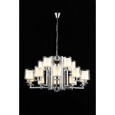 Подвесная люстра iLamp King RM6201-10+5 CR+CL
