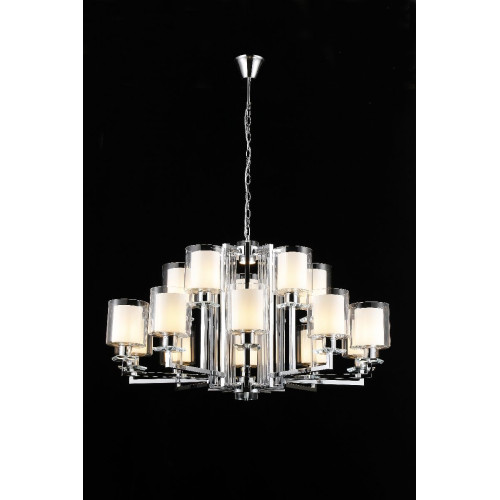 Подвесная люстра iLamp King RM6201-10+5 CR+CL