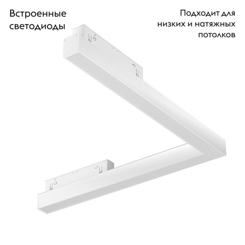 Трековый магнитный светильник Maytoni Basis TR042-2-24W4K-W