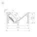 Профиль Arlight SL-BEVEL-W32-F-2000 ANOD BLACK (Алюминий) 063941