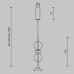 Подвесной светильник Maytoni Double Moon MOD478PL-L8B3K