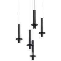 Подвесной светильник iLamp Lofty 10704P/1-D150 BK-GR