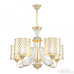 Подвесная люстра Arte Milano Florentia-3387 303387/5 Wh/Gd
