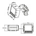 Умное реле Wi-Fi Uniel UL-00011709 2 канала. 100-240В. 2x10А 2x250Вт UCH-A301 2C/WF WHITE