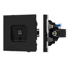 Механизм компьютерной розетки Arlight SCT-TENDO-MPC1-SFPL-BK (RJ-45, CAT6) 054591 Механизм компьютерной розетки Arlight SCT-TENDO-MPC1-SFPL-BK (RJ-45, CAT6) 054591