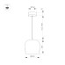 Подвесной светильник Arlight SP-PEONY-HANG-R250-15W Day4000 (BK, 65 deg, 230V) 039549