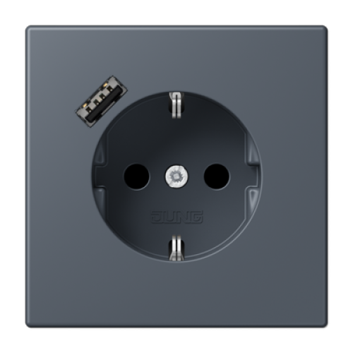 Розетка 2K+З USB Typ A Jung LC1520-18A262