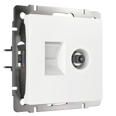 Розетка ТВ+Ethernet Werkel 4690389174414 W1181301