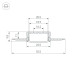Профиль Arlight FANTOM-W20-H10-3000 ANOD (Алюминий) 062556