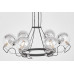 Подвесная люстра Lumina Deco LDP 9110-6 BK+CHR