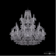Подвесная люстра Bohemia Ivele Crystal 1409/16+8+4/300/3d Ni