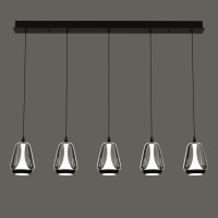 Подвесной светильник Delight Collection MD24001011-5B black/smoky