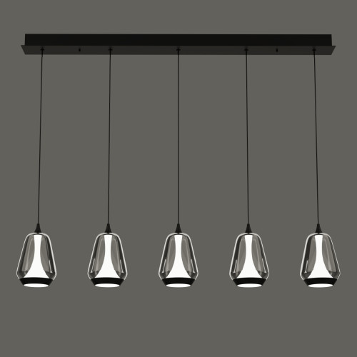 Подвесной светильник Delight Collection MD24001011-5B black/smoky