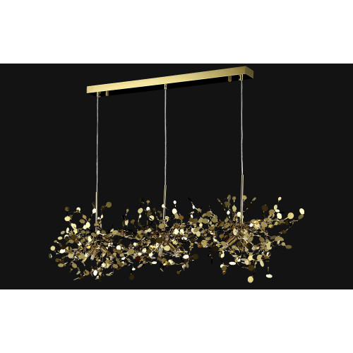 Подвесной светильник Crystal Lux GARDEN SP3х3 L1200 GOLD