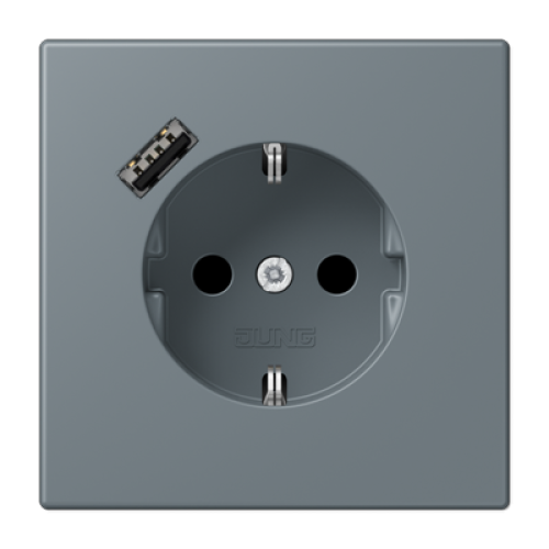 Розетка 2K+З USB Typ A Jung LC1520-18A251