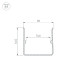 Алюминиевый профиль Arlight гибкий WPH-FLEX-1616-1000 053408