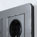 Рамка на 4 поста Werkel Platinum черный алюминий 4690389184512 W0042608