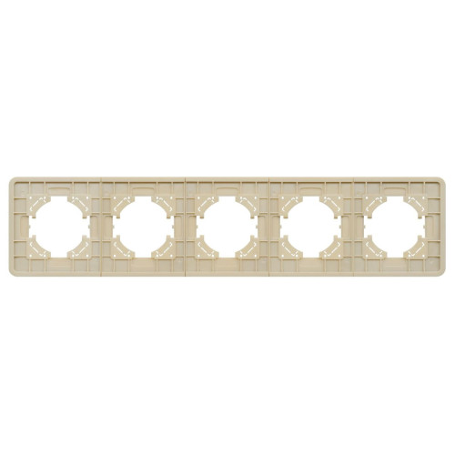 Рамка на 5 постов алюминиевая Arlight FRM-AKIRY-SFAL-5-GD 049748