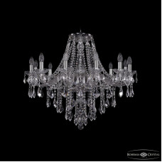 Подвесная люстра Bohemia Ivele Crystal 1415/12/300 Ni Leafs