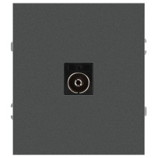 Розетка Эра Arktik 16-3101-06 TV одиночная графит Б0070469