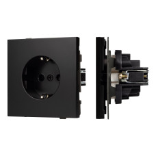 Механизм электрической розетки Arlight SCT-TENDO-MEU1-PL-BK (230V, 16A) 054079 Механизм электрической розетки Arlight SCT-TENDO-MEU1-PL-BK (230V, 16A) 054079