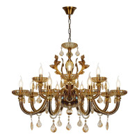 Подвесная люстра iLamp Asia 81069-8+4 BR