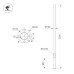 Опора фланцевая Arlight OXOR-OK1-D100-L3500 (BK) 051187