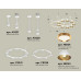 Комплект подвесного светильника Ambrella Light Techno Ring XR92211110 (A9221, A9226, C9241, C9236, N8144, N8124)