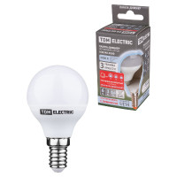Лампа светодиодная диммируемая TDM Electric Е14 6W 4000K прозрачная SQ0340-0200