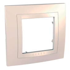 Рамка 1-постовая моноблок Schneider Electric Unica MGU2.002.25M