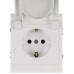 Розетка Эра Arktik 16-2103-08 с заземлением 2P+E Schuko со шторками с крышкой 16А-250В белый матовый Б0070441