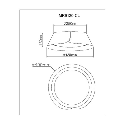 Потолочный светильник Myfar Cordelia MR9120-CL