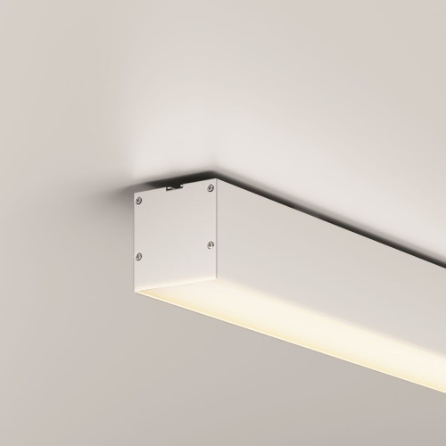 Линейный накладной светильник Maytoni Technical 3000K 50x50 (Серебро, 2 м) LL311023