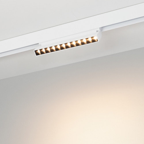 Трековый светильник Arlight MAG-ORIENT-LASER-FOLD-S230-12W Warm3000 (WH, 30 deg, 48V) 035866(1)