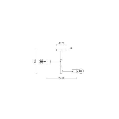 Люстра на штанге Freya Matis FR4010CL-03GB